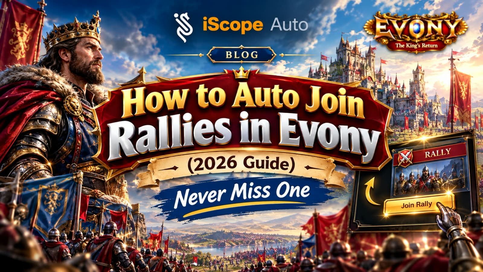 How to Auto Join Rallies in Evony (2026 Guide) — Never Miss One